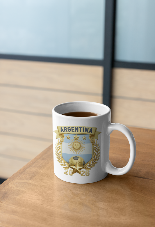 Taza Fútbol Nacional Argentina - Colección Laureles Dorados 2026