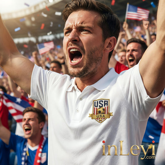 Polo USA 2026 Emblema Premium - El Sueño Dorado Mundial | Edición Especial – inLeyi